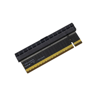 Carte adaptateur PCIE 4.0 X16 Carte adaptateur PCB Petit châssis Carte tournante 180 degrés
