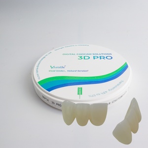 Blocs de zircone dentaire <span class=keywords><strong>Vsmile</strong></span> 3D Pro multicouches 10 mm 16 couleurs 98 mm certifiés CE pour diverses machines CAD CAM Laboratoire dentaire - Product Image 5