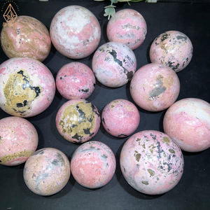 Vente chaude <span class=keywords><strong>Rodonite</strong></span> Boules Cristal Guérison Pérou Rhodonite Sphères Pour La Méditation - Product Image 1