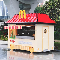 Op Maat Gemaakte Container Huis Food Truck Outdoor Mobiele Food Trailer Ijs Cream Hamburger Food Karren Koffie Restauratie Auto