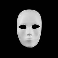 Topeng Wajah Plastik Lucu untuk Pesta Prom, Karnaval, Liburan, Pesta Topeng, Kostum Venesia, Cosplay, Topeng Halloween