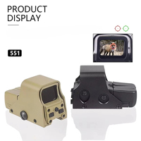 LAMBUL Tactical 551 552 553 558 Red Dot Holographic Sight G33 G43 G45 Scope 3X 5X Magnifier Green Dot Hunting Optics Scope