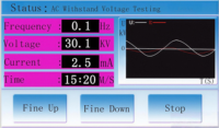 Testeur Hipot VLF 60KV 220V |   Équipement de mesure de la résistance de fuite (Tan Delta) et du courant continu (PD DC) à fréquence automatique 0,01-0,1 Hz pour une haute précision, garantie 1 an