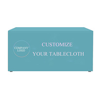 Nappe de table rectangulaire drapée et ajustée, imprimée CMYK sur mesure, au prix le plus bas