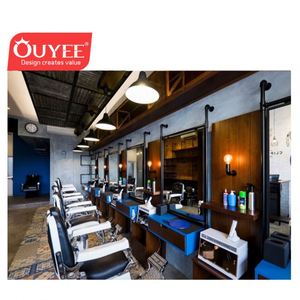 Muebles modernos para peluquería/silla de manicura, muebles para salón de belleza de uñas/muebles interiores para barbería - Product Image 4