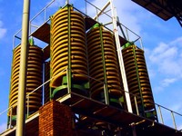 Séparateur de minerais à spirale pour laveuse d'or, automatique, haute efficacité, faible consommation d'énergie