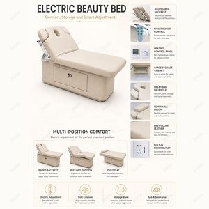 Fauteuil-lit <span class=keywords><strong>de</strong></span> salon <span class=keywords><strong>de</strong></span> beauté, <span class=keywords><strong>table</strong></span> <span class=keywords><strong>de</strong></span> soin du visage, lit esthétique électrique, mobilier <span class=keywords><strong>de</strong></span> salon <span class=keywords><strong>de</strong></span> beauté, chaise longue chauffante pour <span class=keywords><strong>massage</strong></span> et soins cosmétiques - Product Image 6