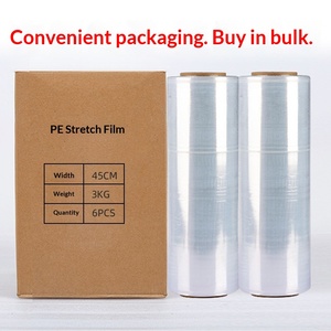 50 सेमी चौड़ा कृषि स्व-चिपकने वाला पी पारदर्शी खिंचाव फिल्म> 250mpa तन्यता ताकत थोक (मॉडल xmx005) - Product Image 4