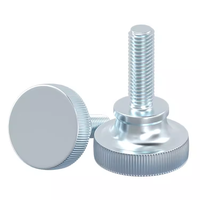 Vis moletées métriques en acier galvanisé et acier inoxydable CNC sur mesure, à double pas et tête haute, réglables, pour châssis d'ordinateur