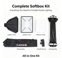 Diffuseur octogonal TRIOPO 65 cm pour flash / Speedlights - Matériau en nylon pour la photographie de portrait et de produits