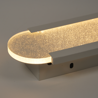Lumière murale linéaire LED extérieure certifiée CB CE LVD, IP65, étanche, moderne, villa, hôtel, piscine, jardin, lampe murale LED