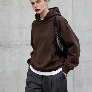 Sudadera con Capucha de Lujo, Gruesa, 420G, 100% Algodón, Felpa Francesa, Corte Holgado, Personalizada con Bordado, Precio Bajo al por Mayor - Product Image 2