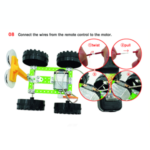 Gran oferta DIY niños educativos STEM aprendizaje Robot vehículo controlado por cable ciencia e ingeniería juguetes para niños - Product Image 2