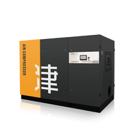 Soplador de Tornillo Sin Aceite de 75KW, Soplador de Aire Industrial de Baja Presión, Soplador Eléctrico de Ahorro de Energía para Tratamiento de Aguas Residuales