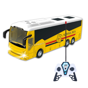 New Arrival 1:30 5 kênh điều khiển từ xa xe buýt thành phố với ánh sáng/Cáp USB/Pin Lithium Đồ chơi xe buýt điều khiển từ xa xe cho trẻ em - Product Image 4