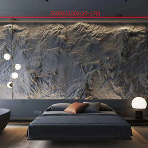 Stock d'usine, pierre en PU fine, peau légère, pierre culturelle simulée, imperméable, carreaux muraux extérieurs, fond de télévision, pierre véritable - Product Image 3