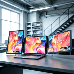2026 trending products 3 screen monitor <b>extender</b> for laptop detachable portable high quality screens <b>plug</b> and play - Product Image 1