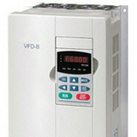 PLC neuf en boîte VFD110B23A adapté au variateur de vitesse 15 CV triphasé 11 kW 230 V pour usage industriel