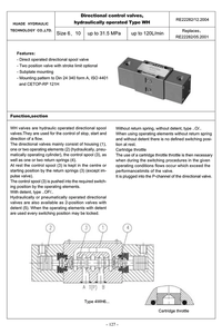 Vannes de commande directionnelle hydrauliques et électrovannes proportionnelles Huade 4WH6 & 4WH6D - Product Image 3