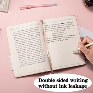 PU da máy tính xách tay tùy chỉnh in ấn Linen ban nhạc đàn hồi chủ bút bìa cứng Loose-Leaf ràng buộc trường tổ chức Nhật Ký - Product Image 4