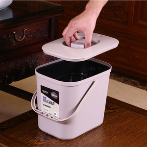 Özel Logo küçük çay drenaj kova plastik kova gıda kompost <span class=keywords><strong>Bin</strong></span> mutfak çöp kutusu kapaklı - Product Image 5