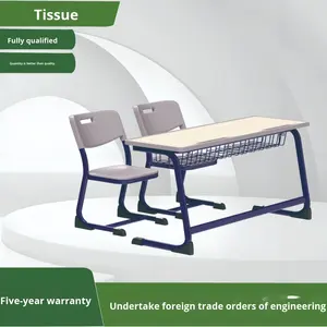 Ensemble de chaises de bureau d'école modernes et simples Mobilier en métal durable pour salle de classe et hôtel <span class=keywords><strong>Prix</strong></span> - Product Image 2