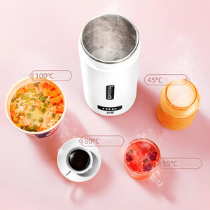 Portable Kettles Cup 500ml 220v <b>Tea</b> Coffee Kettle Travel Boil Water KeepWarm Kitchen Appliances <b>Thermo</b> Off Water Boiler Double - Product Image 4