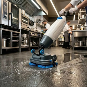 Fregadora de Pisos Inalámbrica CleanHorse <span class=keywords><strong>K3</strong></span> Mini de 650W de Alta Potencia, 90 Minutos de Autonomía, para Gimnasios, Hospitales y Cafeterías - Product Image 5