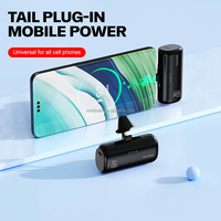 Mini banque d'alimentation PD 20W 5000mah avec deux interfaces de charge rotatives pour iPhone Android chargeur Portable de poche à charge rapide