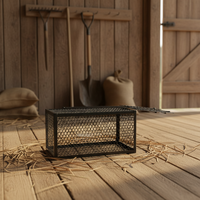 Piège à souris sans cruauté, cage répulsive pour souris, écologique, portable, conception robuste pour la maison, la cuisine, l'entrepôt, capture sûre des rongeurs