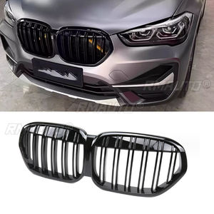 Parrilla Delantera para BMW X1 LCI F48 SUV 2020 2021 2022, Color Negro Brillante, Accesorios para Automóviles - Product Image 1