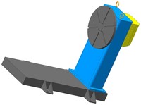 Positionneur en L à axe unique pour robot de soudage, équipement auxiliaire de retournement à servomoteur, vente directe usine