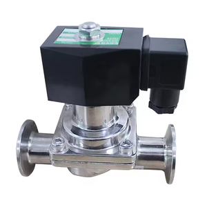 <span class=keywords><strong>COVNA</strong></span> Venda de Encomendas Urgentes Válvula Elétrica Ímã Tri Clamp Aço Inoxidável Food Grade Válvula Solenóide para Leite Laticínios Iogurte - Product Image 3
