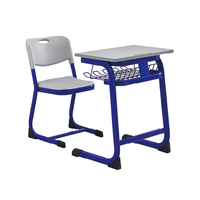 Meubles scolaires, ensemble bureau et chaise pour un seul élève, hauteur réglable, bureau et chaise pour enfants, collège