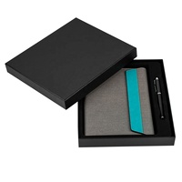 Offre Spéciale A5 PU cuir reliure à anneaux planificateur Agenda Journal cahier ensemble cadeau d'affaires avec stylo
