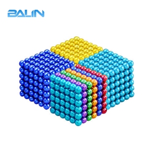 Alta Precisión 3d diy 216 piezas <span class=keywords><strong>5mm</strong></span> 6mm 3mm de <span class=keywords><strong>neodimio</strong></span> de imán magnético <span class=keywords><strong>bolas</strong></span> de color <span class=keywords><strong>5mm</strong></span> - Product Image 2