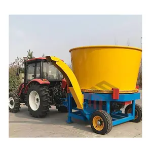 Multi-purpose Tractor PTO Tub Grinder Grass Silage Hay Bale Grinding Machine for Animal Husbandry
