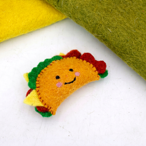 Décoration suspendue en feutre en forme de taco mignon pour Thanksgiving et Friendsgiving, idéale pour les enfants - Vente en gros - Product Image 1