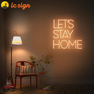 Café couleur néon sign12v à la mode led enseigne au néon en verre - Product Image 3