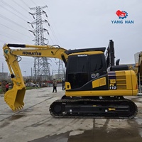 Excavatrice hydraulique Komatsu PC110-7 d'occasion, 11 tonnes, pour travaux de construction