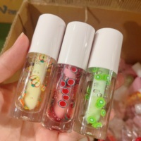 Aceite Labial Cosmético Mágico que Cambia de Color Brillo Labial Aceitoso Colorido Frutal para Niños Brillo Labial Vegano de Lujo OEM