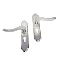 Serrure de porte personnalisée en acier inoxydable durable, silencieuse, pour hôtel, bureau et porte en bois, avec mécanisme à clé.