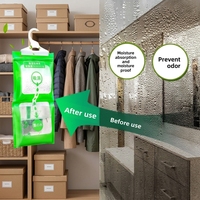 Sac déshumidificateur déshydratant jetable écologique et inodore 100g, portable, réglable, à suspendre, pour usage domestique – Vente directe fabricant