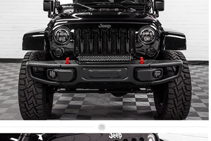 10th Anniversaire Pare-chocs Avant pour <span class=keywords><strong>JEEP</strong></span> <span class=keywords><strong>WRANGLER</strong></span> <span class=keywords><strong>JK</strong></span> 07-17 - Product Image 6