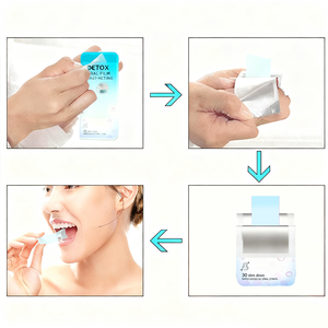 Bandes pour la santé bucco-dentaire pour adultes, combinant des biotiques pour la digestion et des vitamines pour la peau et les cheveux, détox - Product Image 6