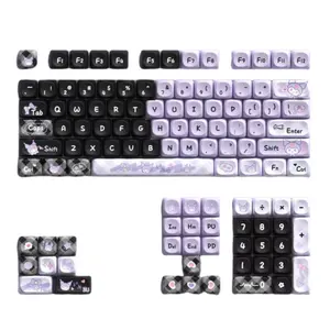 112 Phím Hình Dạng Phim Hoạt Hình Dễ Thương Và Ngọt Ngào Key Cap Pbt Nhiệt Thăng Hoa Tùy Chỉnh Bàn Phím Cơ Khí Cap