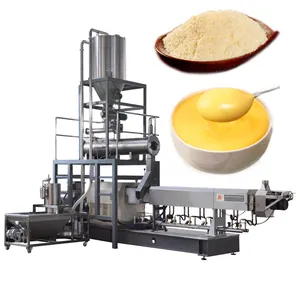 Nutritional powder baby food cereal making machine instant porridge processing line price