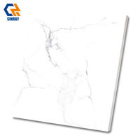 Carreaux de sol intérieurs en porcelaine brillante de qualité supérieure 600x600mm 9mm, imitation bois massif, texture antidérapante, résistants aux acides, antibactériens