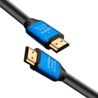 Câble HDMI 2.0 Ethernet plaqué or de qualité supérieure 4K 8K 30HZ 60Hz Mâle-Mâle pour Ordinateur Portable Moniteur PS5 PS4 Xbox - Emballé pour Usage Domestique