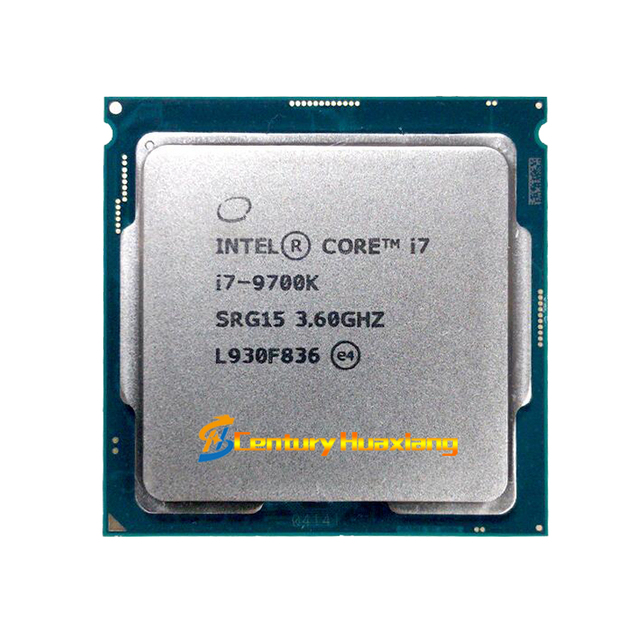 In Stock Intel 9th Gen Core I7 9700K CPU I7 Processor LGA1151also 9700 9700f 9700fk  CPU for Intel Boxed and Tray  Processor